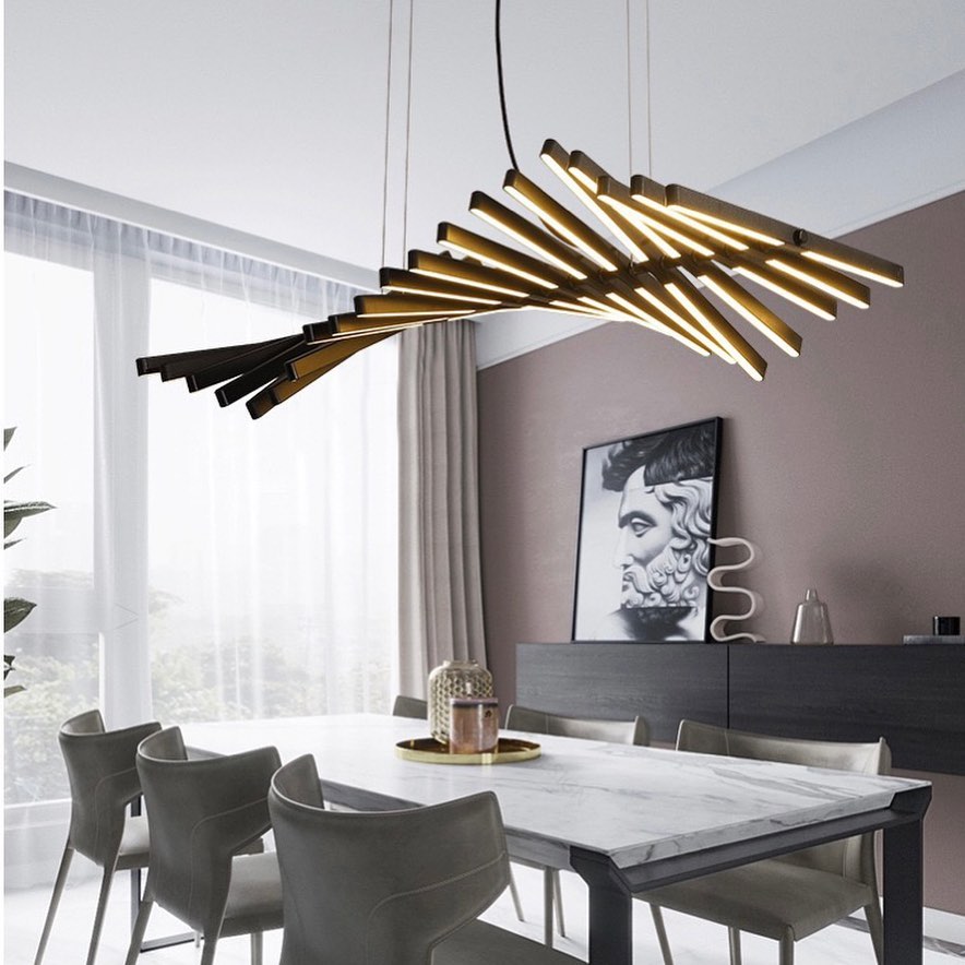 Люстра Flexi lamp Led 176W 3000K Black 230301-100001484
