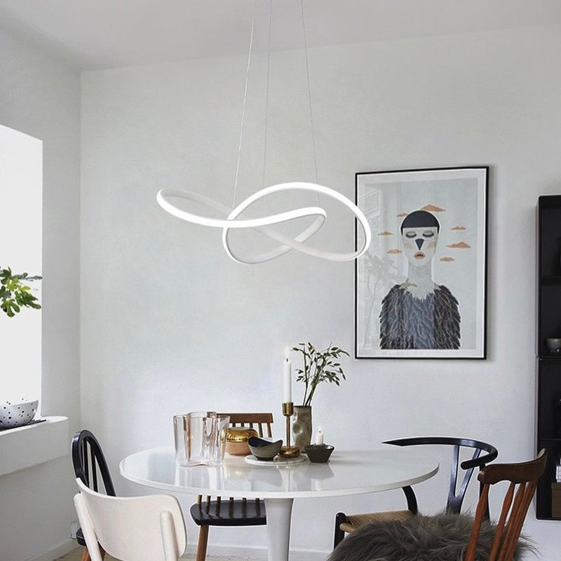 Підвісні люстри Led Lamp D-500 P50W Black / White Knot 230261-100001422