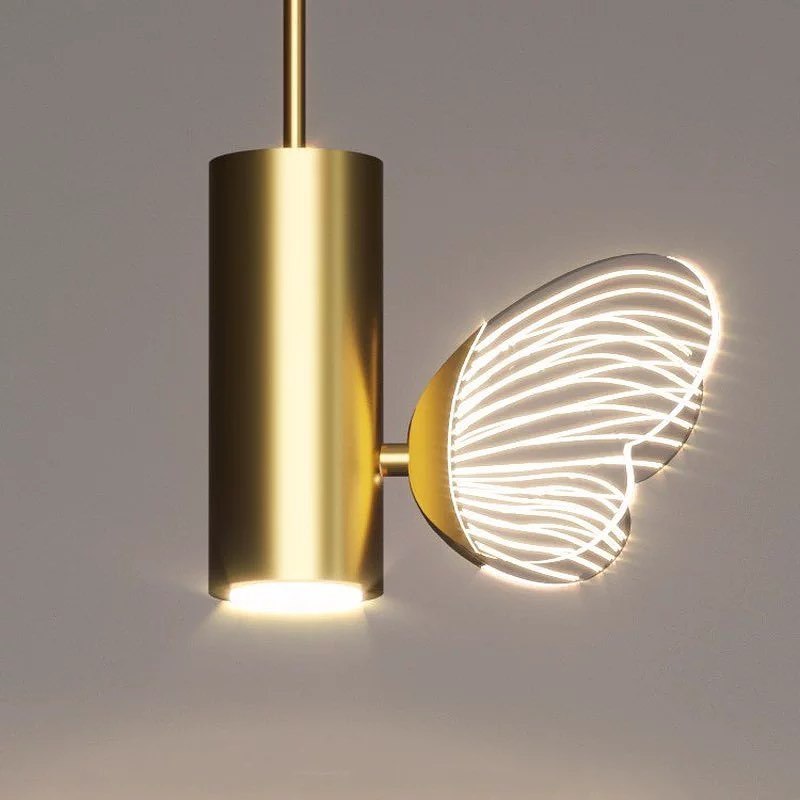 Підвісний світильник 4000 K Butterflies Gold+Transparent 210718-100000081