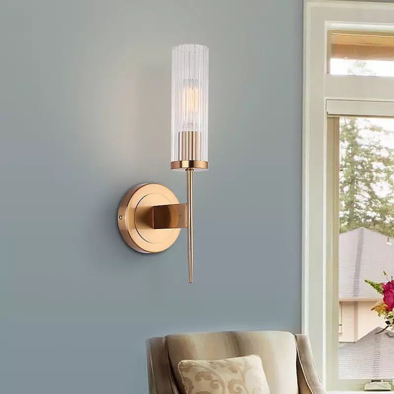 Бра Torch Lamp H-40 см Gold + Transparent 210718-100000082