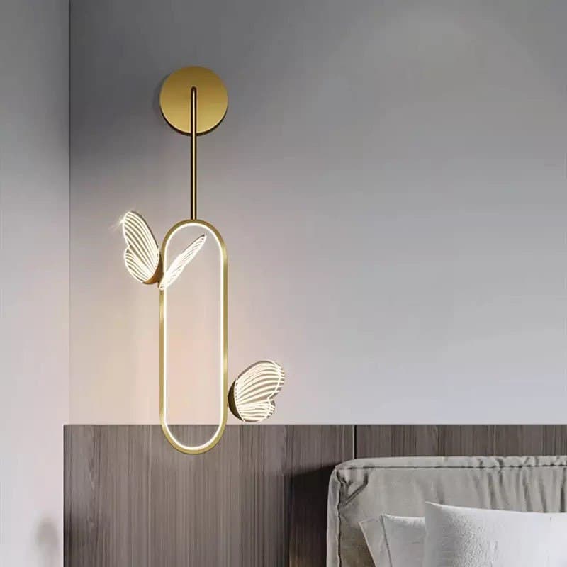 Бра 4000К Butterfly Gold+Transparent 210818-100000298