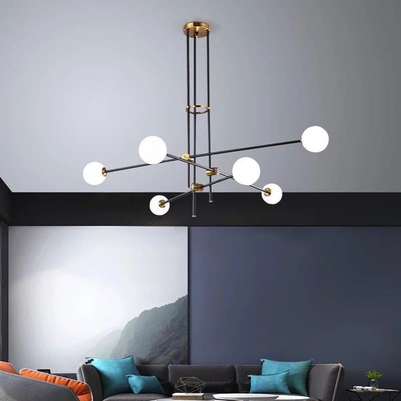 Люстра Супутник 6 Lamps / 12 Lamps Black&Bronze 210818-100000318