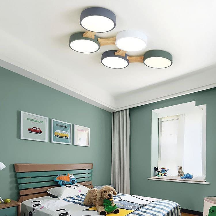 Люстра Wooden Ceiling Green Forest на 1, 3, 5 та 8 ламп 211018-100000474