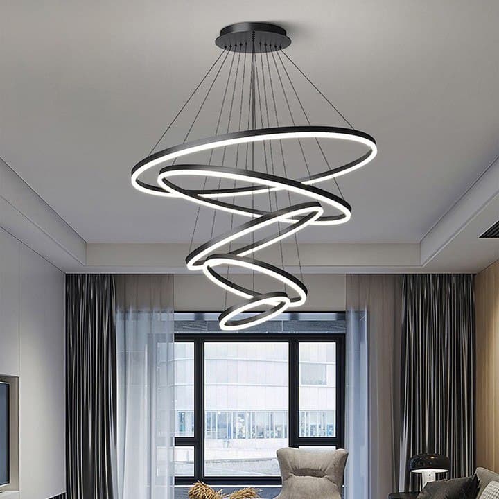 Люстра підвісна на 5 кілець Led 120W Rings (5 варіантів кольорів) 220119-100000627