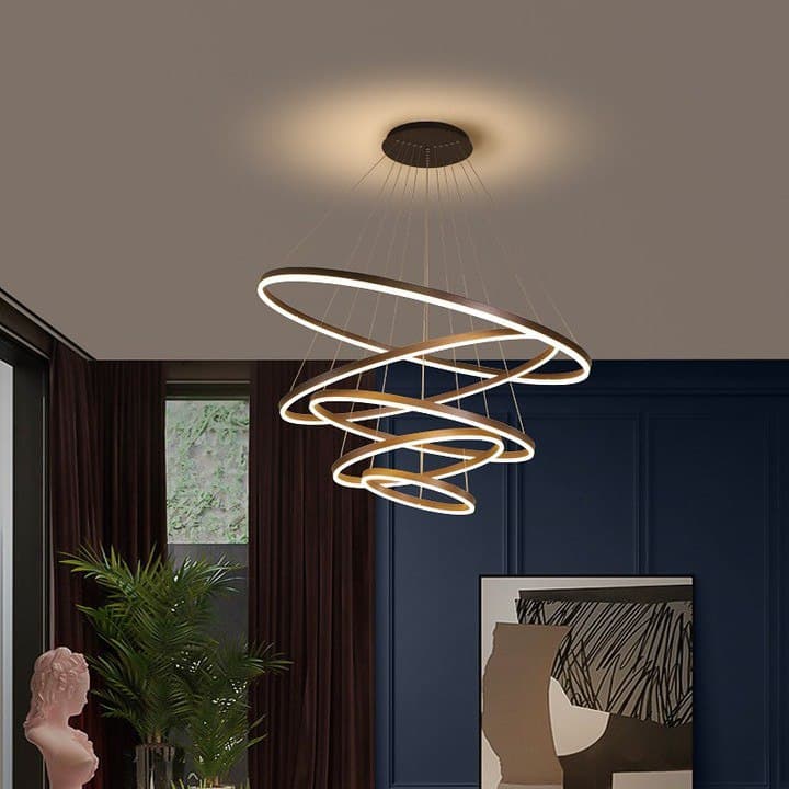 Люстра підвісна на 5 кілець Led 120W Rings (5 варіантів кольорів) 220119-100000627
