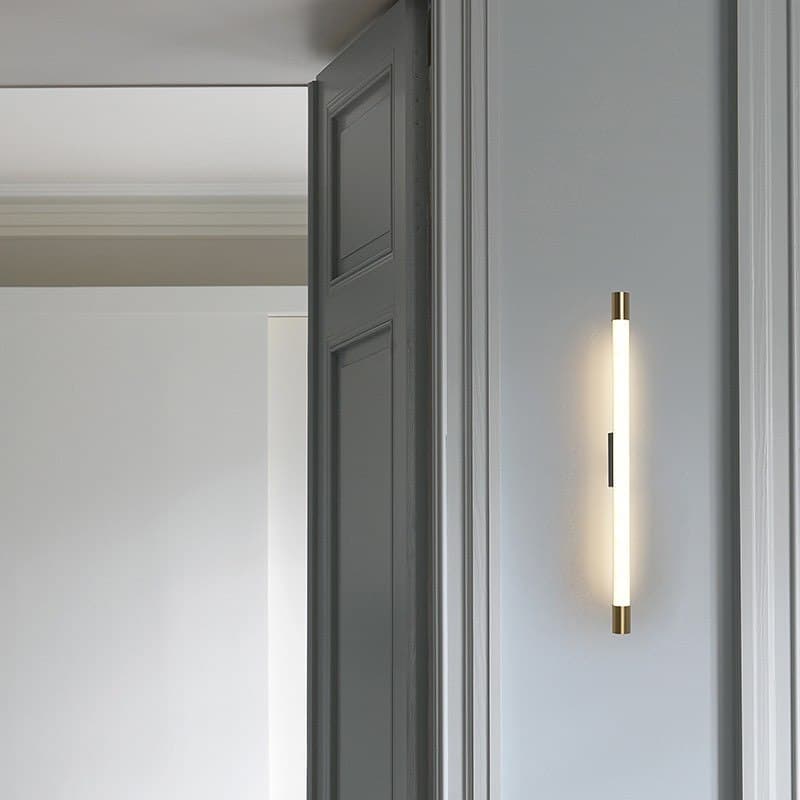 Бра золотий з білою трубкою H-50 cm Led 12W White+Gold Sticks 220117-100000652