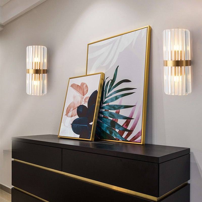 Настінний світильник золотий H-45 cm E14*2 Gold Elegance 220518-100000751