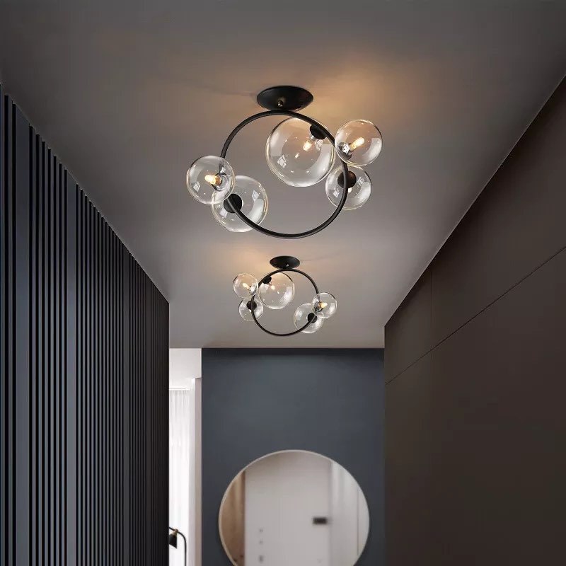 Люстра IONA Ceiling Bubbles 3+2 Gold / Black 220518-100000768