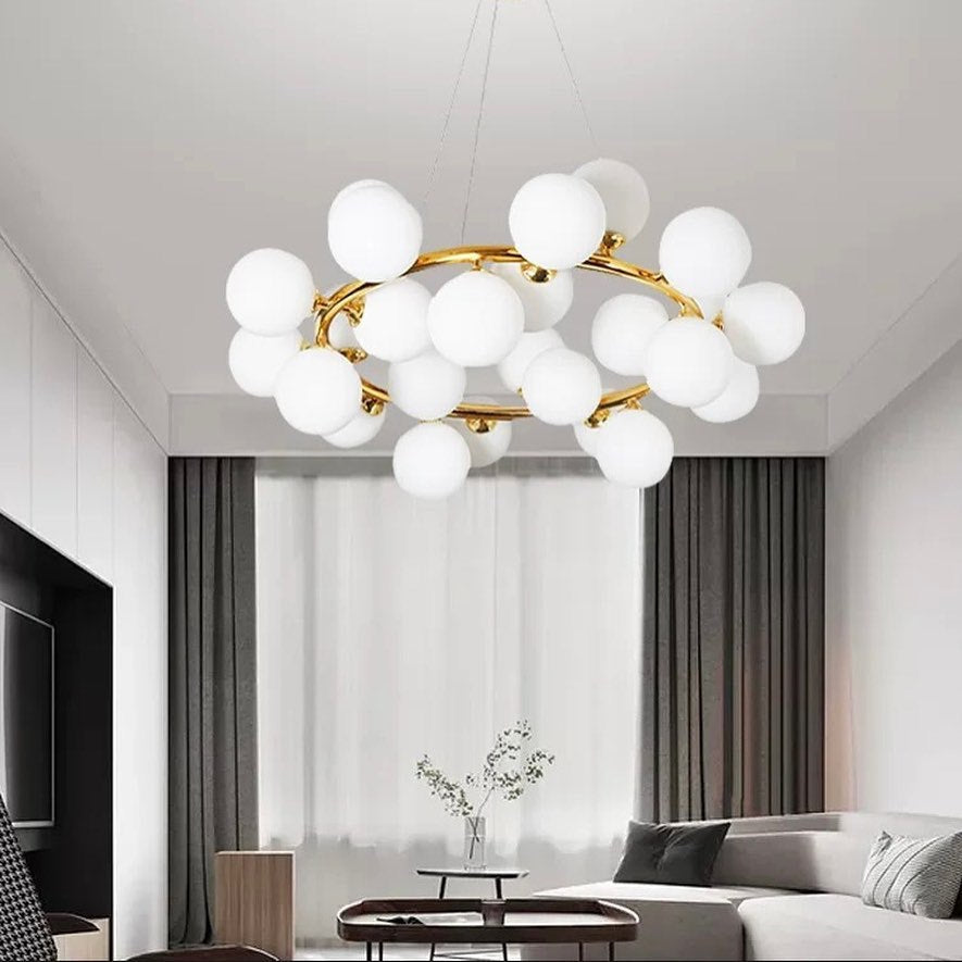 Люстра підвісна Circle Bubbles Gold / Black / Chrome 220521-100000787