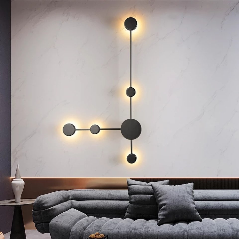 Бра Black Molecular Wall 220617-100000807