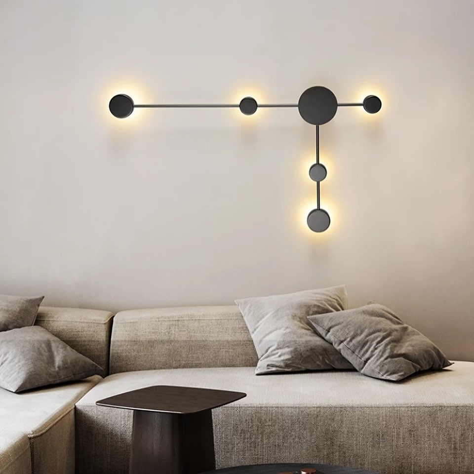 Бра Black Molecular Wall 220617-100000807