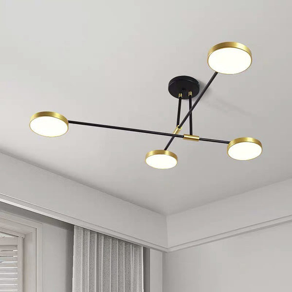 Люстра Супутник Gold&Black 4 Lamps 220935-100001031