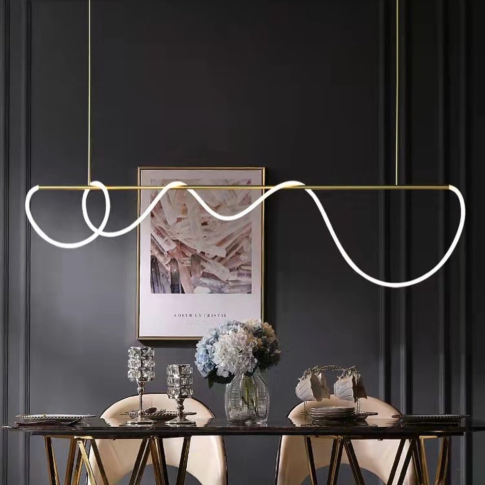 Люстра L-150 4000К Rope Hose Gold / Black 221017-100001086