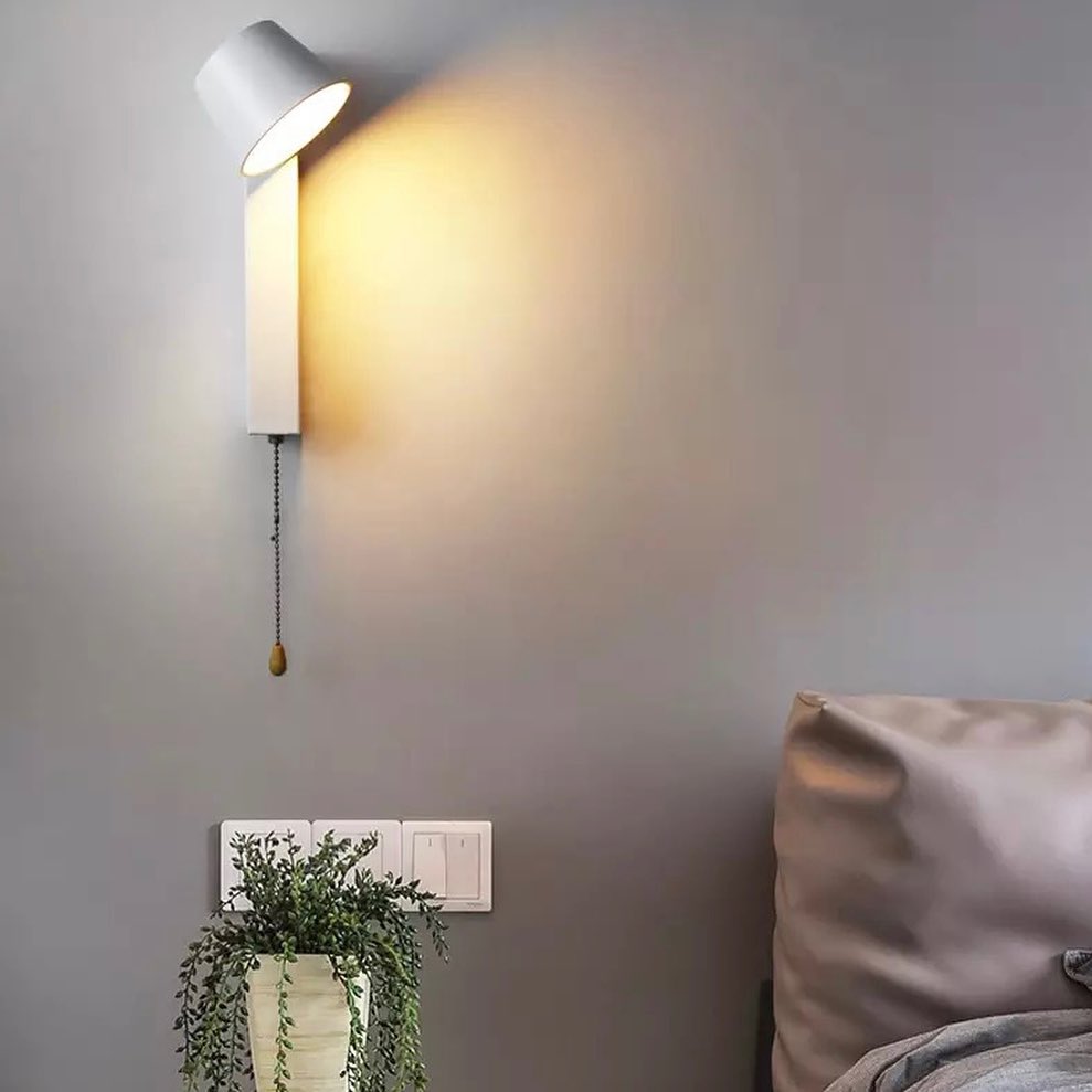 Бра з мотузковим вимикачем 4000К Black / White 221027-100001107