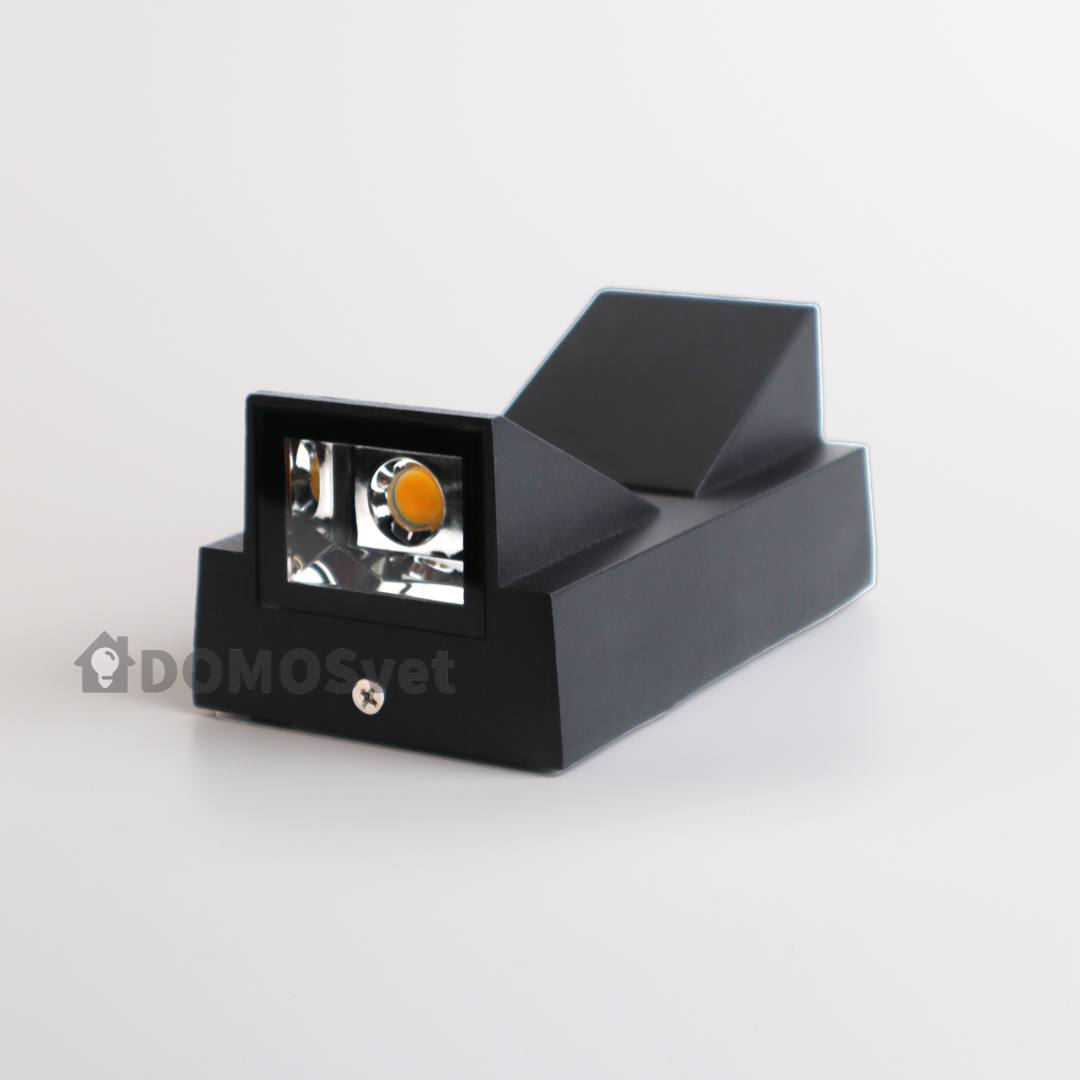 Настінний чорний вуличний світильник H-14,5 cm Led 6W 3000К Black Evelina 230319-100001428