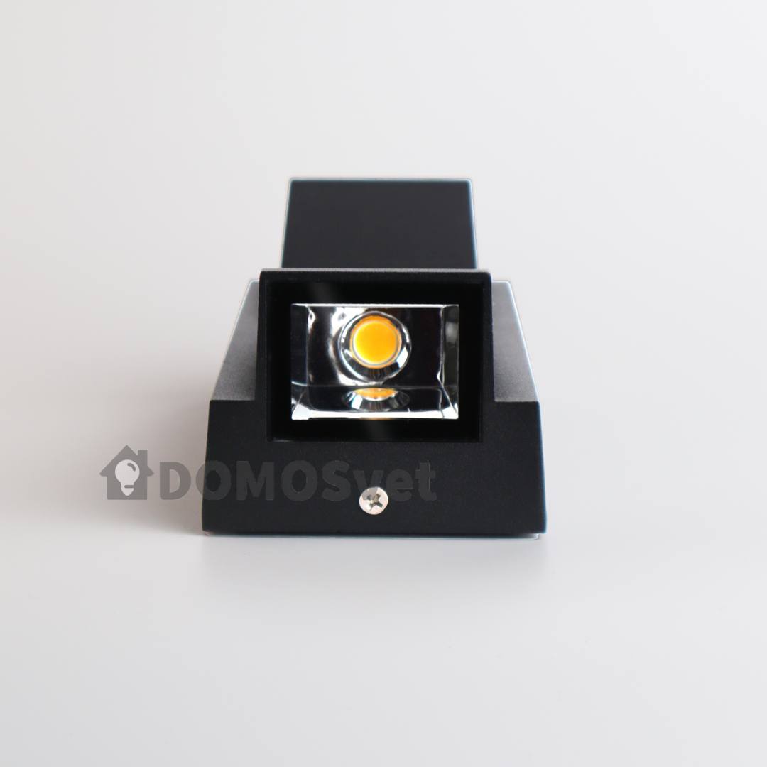 Настінний чорний вуличний світильник H-14,5 cm Led 6W 3000К Black Evelina 230319-100001428