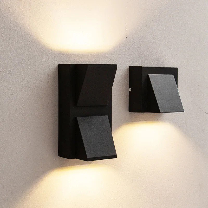 Настінний чорний вуличний світильник H-14,5 cm Led 6W 3000К Black Evelina 230319-100001428
