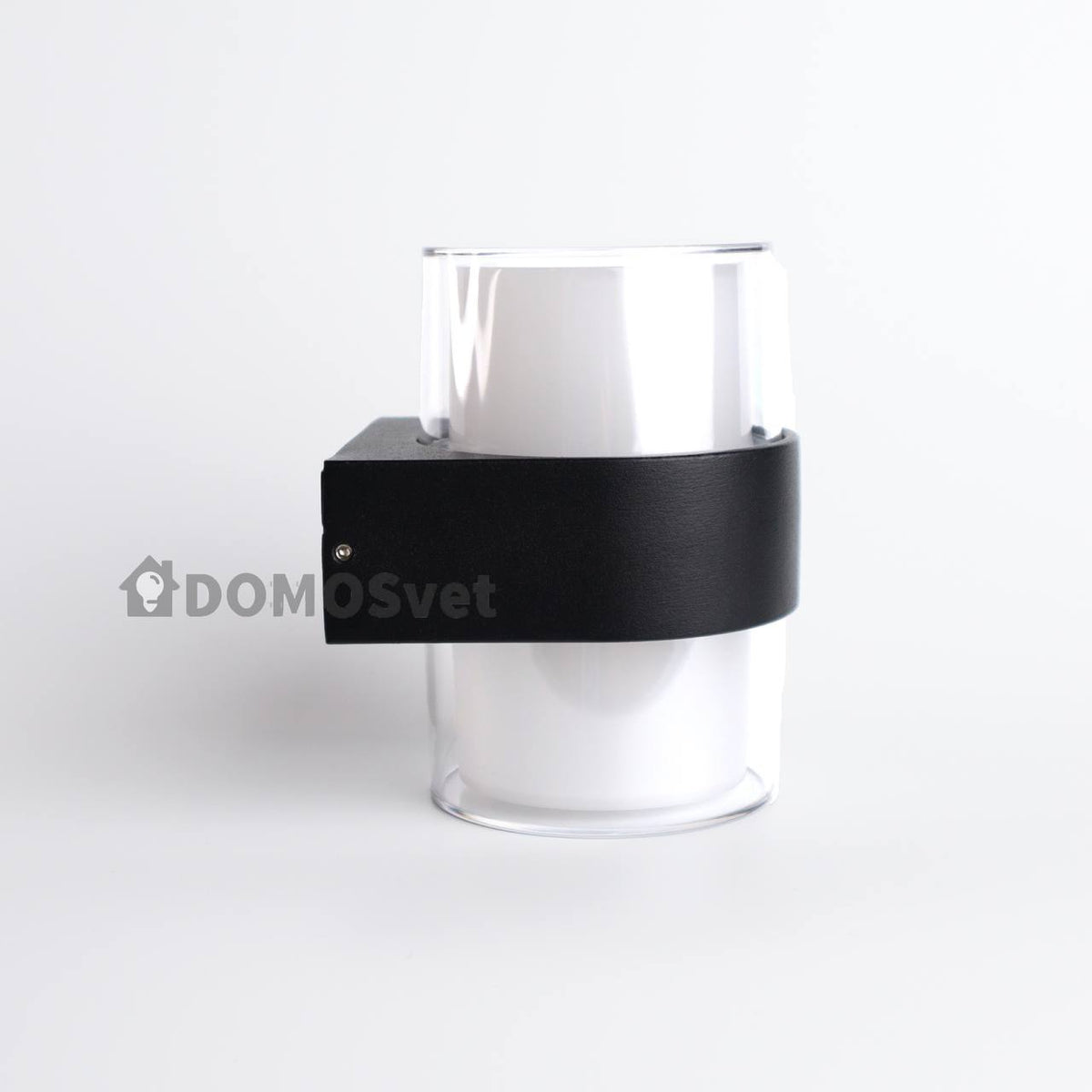 Настінні фасадні світильники H-13 cm Led 12W 3000K IP54 Black Cylinder street 230319-100001508