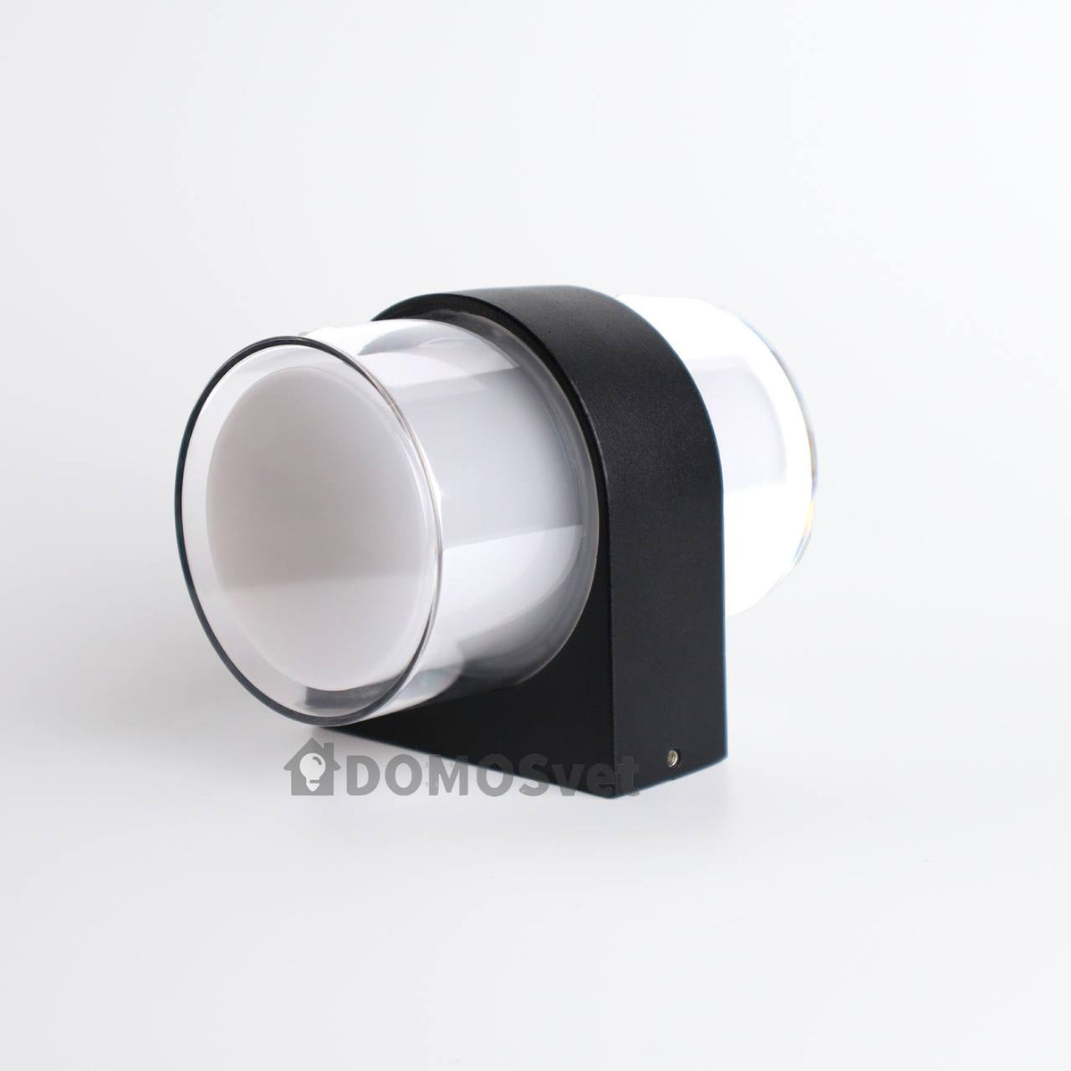 Настінні фасадні світильники H-13 cm Led 12W 3000K IP54 Black Cylinder street 230319-100001508