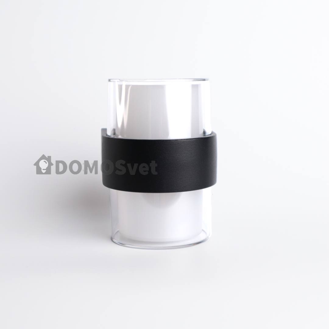 Настінні фасадні світильники H-13 cm Led 12W 3000K IP54 Black Cylinder street 230319-100001508