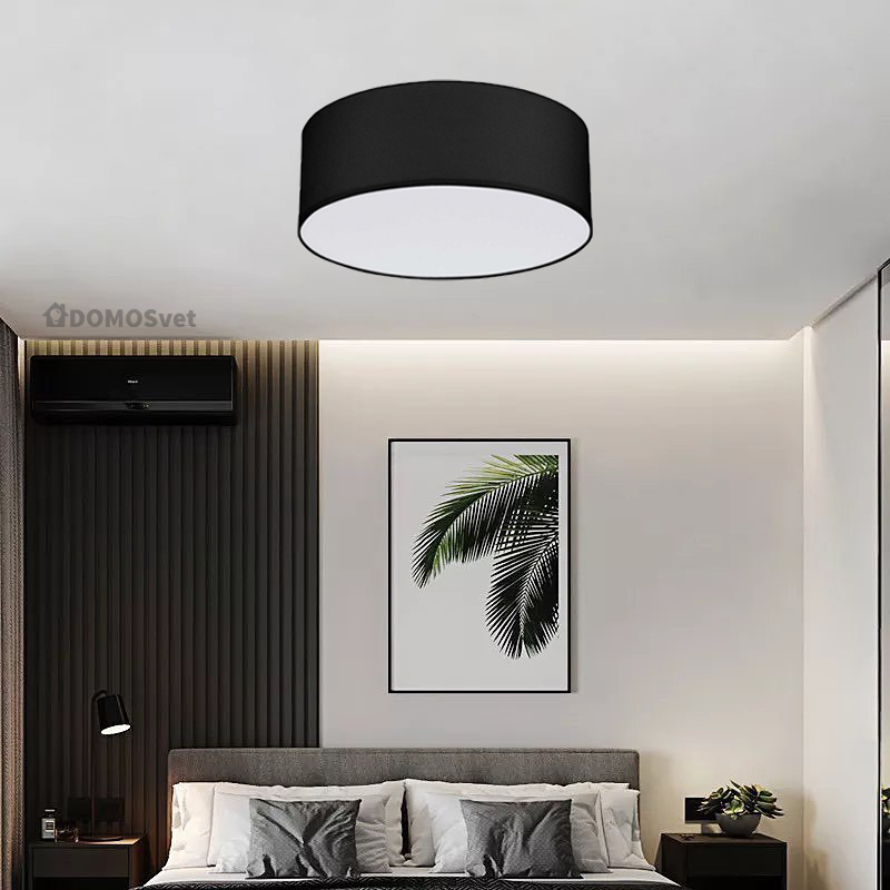Стельовий світильник D-45 LED Ceiling Disc Black / Grey 220940-100001053